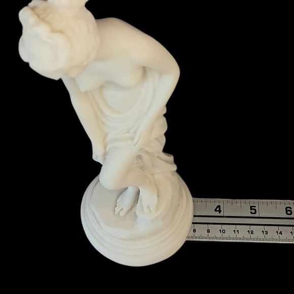 VTG Venus Of The Bath Statue Bonded Marble By Marblecast Products The Bather 9x3 - Picture 12 of 13
